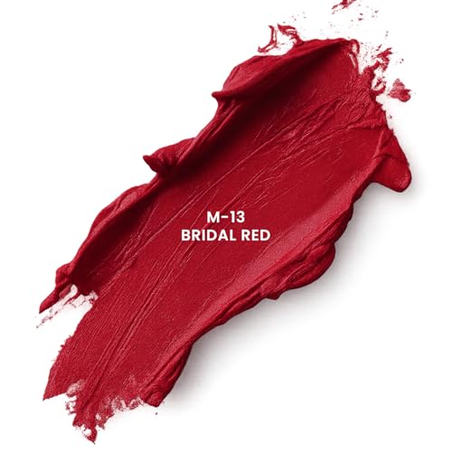 Image of TEEN TEEN Color Life Nontransfer Crayon Lipstick |Matte Finish with Built-in Primer |Waterproof & Long Lasting Lip Color |Smudge-Proof, Fade-Resistant Formula |Combo Color (Bollywood Nude, Bridal Red)