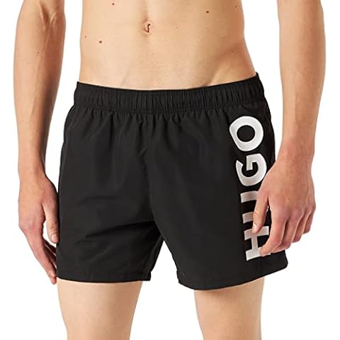 HUGO Men's ABAS Swim Trunks in Black Cover