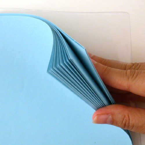 Storesmart - Clear Vinyl Plastic Letter Size Folder With 2 Pockets - 5-Pack - 9" X 11.75" - Vh8511-5 #TOP5