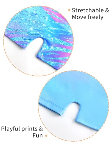 Image of 2 Pack Leotard for Girls Gymnastics Sparkly Sleeveless Unitards