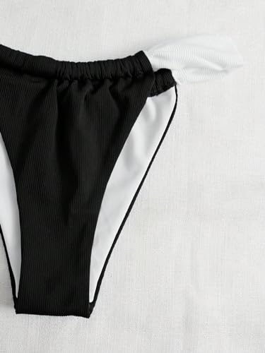 SOLY HUX Women's Color Block Underwire Bikini Sets Bathing Suits Two Piece Swimsuits4