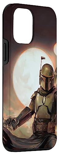 Coque rigide iPhone 12 mini Star Wars Boba Fett combat pose