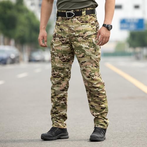 Cargo Work Pants for Men Lightweight Waterproof Tactical Work Pants Construction Carpenter Hiking Pants with Pockets4