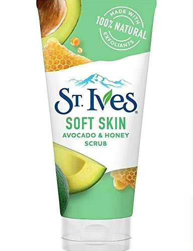 Esfoliante facial St Ives Soft Skin com abacate e mel, 170 g (pac...