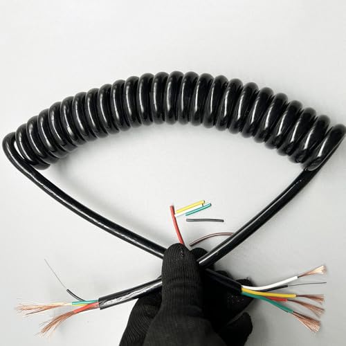 Câble d'extension d'alimentation rétractable 5 conducteurs 2.5m - 3