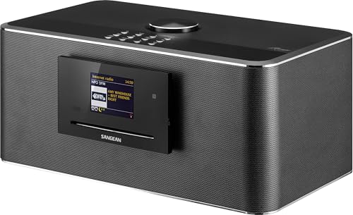 SANGEAN DDR-75 BT Premium All-in-One Musik System mit Internet-Radio, Musik-Streaming, DAB+, FM, AUX, USB – Einfache Bedienung via Control-App, Schwarz – Bild 3