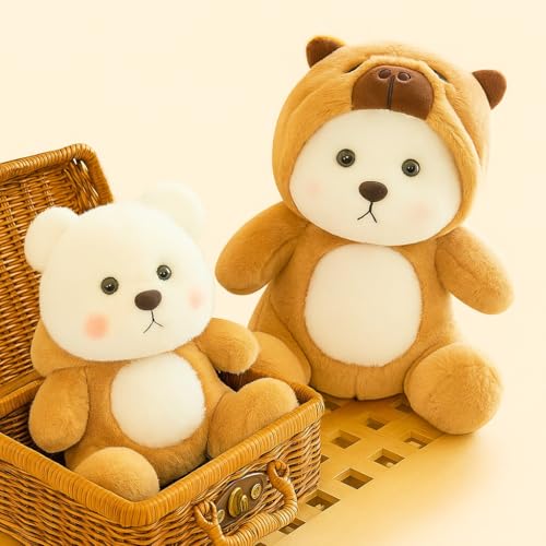 Image of Storescent Hooded Capybara 30cm Plush Soft Toy | Adorable Animal Stuffed Toy for Kids | Home Decor for Boys & Girls | Soft & Huggable Plush Toy