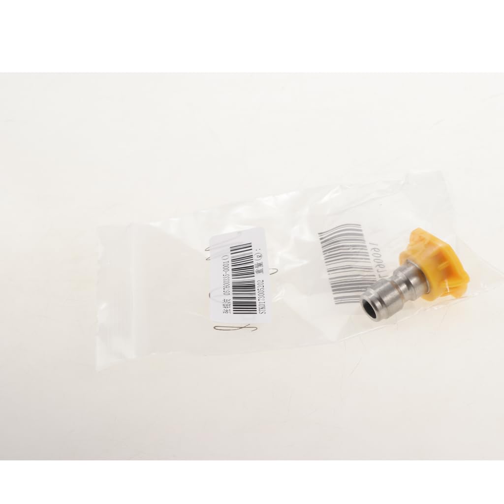 1/4 Quick Connection Design Pressure Multiple Degrees Washer Spray Nozzle Yellow 15 degrees|Business & Industrial |Other Parts & Accessories-picture-31