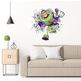 Cartoon Toys Story Wall Sticker Vinyl Wall Stickers Buzz Lightyear Decals for Kids Bedroom Playroom
