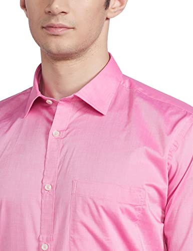 Image of Park Avenue Men's Full Sleeve Slim Fit Medium Green Formal Shirt