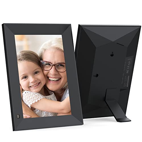 BSIMB WiFi Digital Picture Frame 8 Inch Digital Photo Frame 16GB 1280x800 IPS Touch Screen Motion Sensor, Upload Photos/Videos via App, Email, Portrait and Landscape