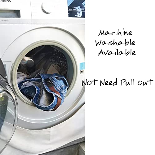 2 Pack No Buckle Free Elastic Belt for Women Men, Comfortable Adjustable Invisible Stretch Waist Belt for Jeans Shorts Pants - Image 6