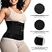 SHAPERX Women Waist Trainer Eraser Belt Tummy Control Waist Trimmer Slimming Belly Band Shaper, (SZ8002-Black,Large)