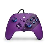 PowerA Advantage Wired Controller for Xbox Series X|S - Celestial Purple, gamepad, hall effect thumbsticks, gaming controller, USB-C, Works with Xbox One, Officially Licensed (Renewed)