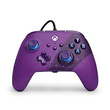 PowerA Advantage Wired Controller for Xbox Series X|S - Celestial Purple, gamepad, hall effect thumbsticks, gaming controller, USB-C, Works with Xbox One, Officially Licensed