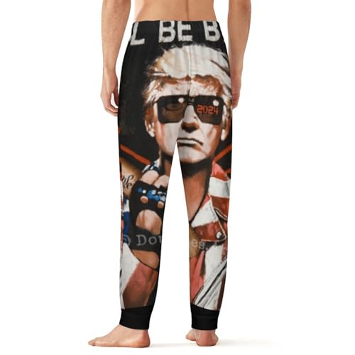 Trump Men's Pajama Sleepwear Lounge Home Pajamas Trump Christmas Pajama3