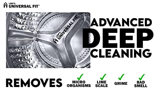 Image of LSRP'S Universal Fit Advanced Deep Cleaning Descaling Powder /Dishwasher Cleaner and Descaler Replacement for Samsung Bosch lg washing machine cleaner top load /front load tub drum cleaner - 450 gm