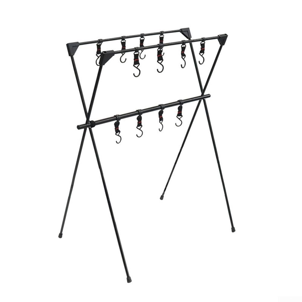 Trépied pliable en maille d'aluminium pour camping