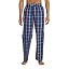 (Woven) Navy Blue+red Plaid