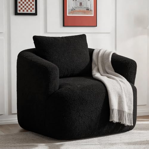 FASADI Oversized Swivel Accent Chair