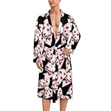 Style ouvert sur le devant avec ceinture : Conçu pour la praticité et l'ajustement. La ceinture permet une fermeture facile et un ajustement personnalisé. Les manches longues et la longueur mi-mollet offrent une silhouette élégante et un confort optimal pour se détendre, après le bain ou avant de dormir.