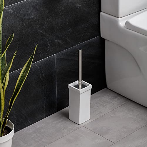 TATAY Toilet Brush, Metallic, 7,5 x 7,5 x 35 cm - Image 2