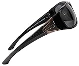 Fishoholic Polarized Fishing Sunglasses with Metal Logo UV400 Fishing Gift with Hard Case and Pouch