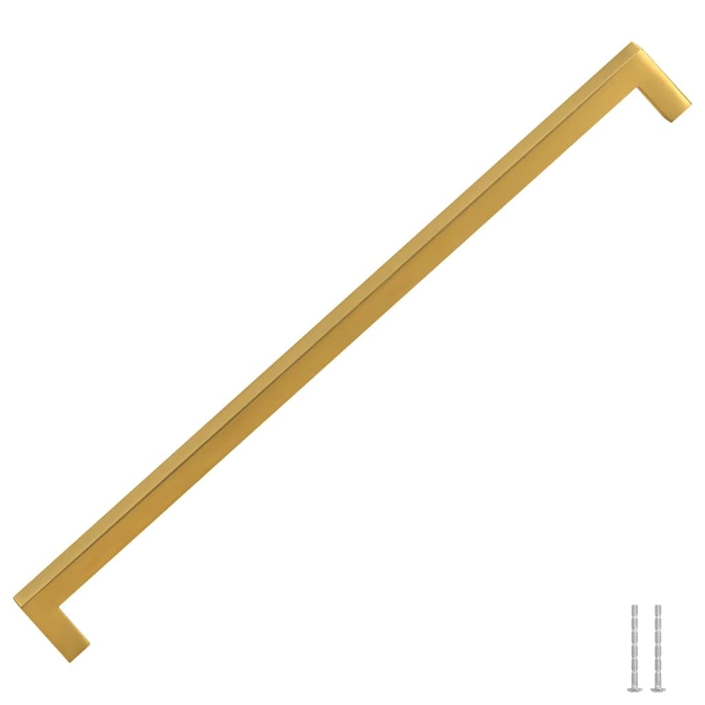Tiradores para armarios de acero inoxidable, Tiradores for Muebles Pack De 5 Dorado 320mm Acero Inoxidable