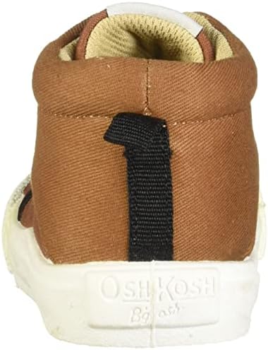 OshKosh B'Gosh Boy's Salva High-Top Sneaker, Tan, 12 Little Kid | Image 2