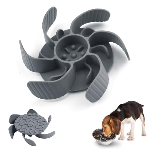 Hunde Langsamer Fressnapf, Anti Schling Napf Hund Silikon, Anti Schling Einsatz für Napf, Slow Feeder Hundenapf Einfügung, Reduzieren Übermäßiges Essen für Hunde und Katzen Schneidbar