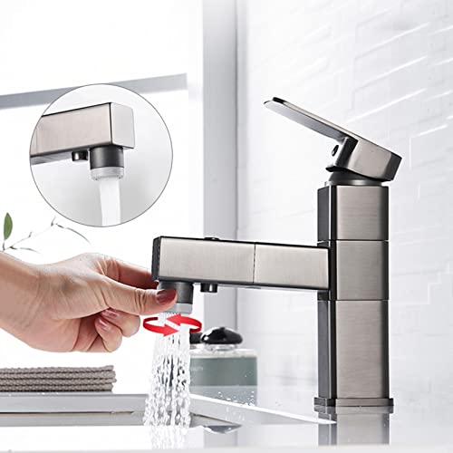 Robinet de cuisine avec douchette extractible et 3 modes de jets pour évier