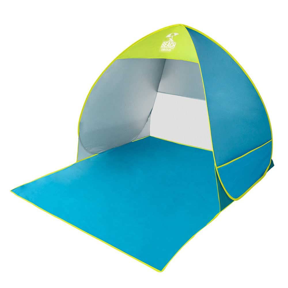 Aktive 62165 Tienda de playa Pop Up azul y verde Beach