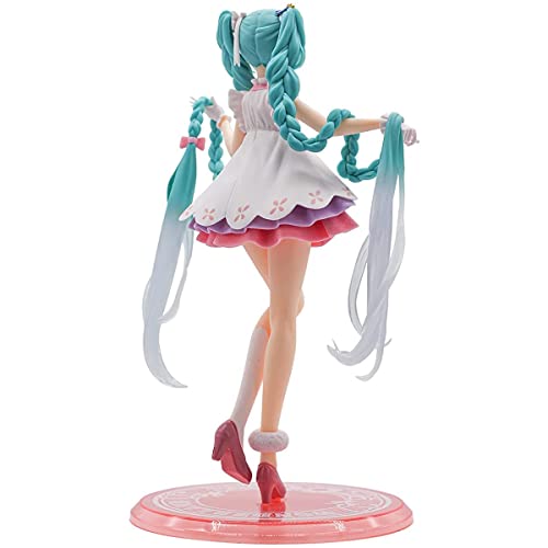 Mhcykj Miku Figure Rapunzel Wonderland Figure Cute Anime Girl Figures Birthday Gift For Kids Desk Decor Ornaments 7.9Inch #TOP2