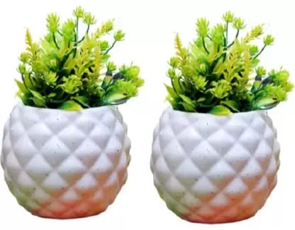 Agrawals Enterprise White Pineapple Small Bowl Ceramic Pot Plant (Pack Off 2) Plant Container Set (Pack of 2, Ceramic) (B0BNMN7THY) Amazon Price History, Amazon Price Tracker