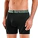 Separatec Dual Pouch Underwear for Men Moisture Wicking Breathable and Soft Men's Underwear Boxer Briefs with Fly 3 or 6 Pack(M, Black)