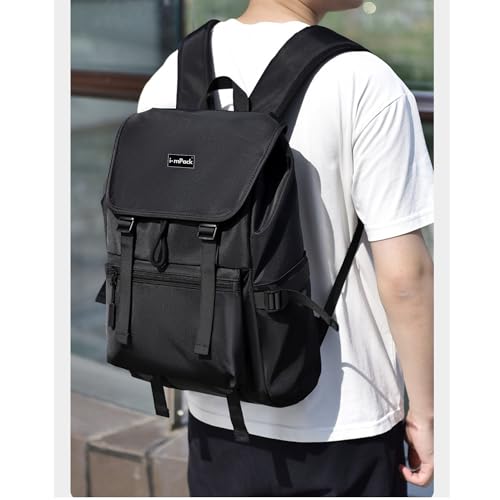 Image of Impack 30L Business Laptop Backpack | Waterproof Unisex Travel Bag | Large Capacity 15.6 inch Laptop Bag with Multiple Compartments | Stylish Office College Backpack for Men & Women