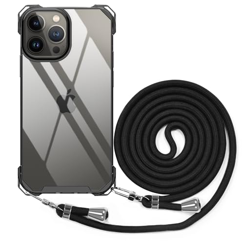 Housse à bandoulière iPhone 13 Pro Max coque cordon pour voyage