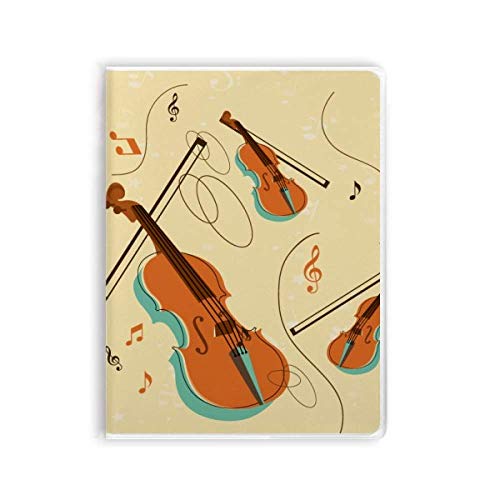 Violon carnet de notes haut de gamme avec journal couverture souple