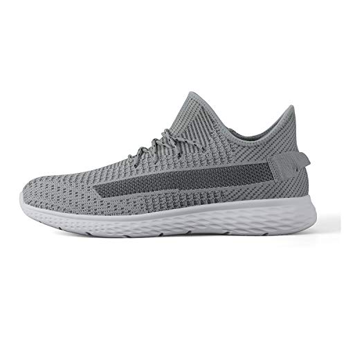 Men's Walking Shoes Casual Sneakers - Athletic Running Non-Slip Lightweight Outdoor Fashion Sneaker Dark Grey