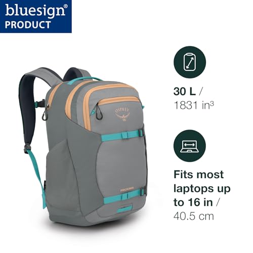 undefined Osprey Proxima Laptop Backpack – Organized Everyday Pack with Dedicated Tech Storage, Water Bottle Pockets, and Comfortable Carry – Perfect for School, Commuting, and Travel, Night Shift Blue の商品画像 1