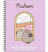 Pusheen 16-Month 2025-2026 Weekly/Monthly Planner Calendar: You Look Great