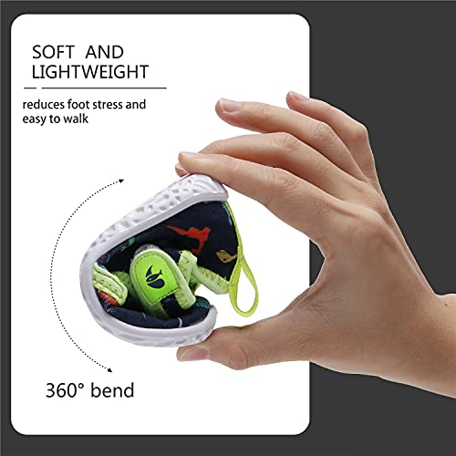 Image of FEETCITY Boys Girls Water Shoes Kids Aqua Socks Quick Dry Barefoot for Beach Swimming Pool