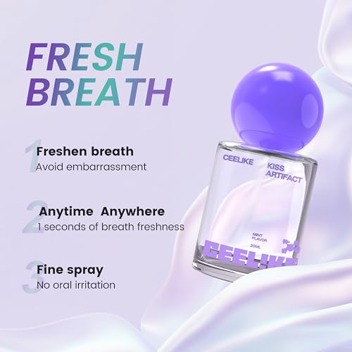 image for CEELIKE Oral Spray – Fresh Breath, Dual Cooling Experience & Conveni