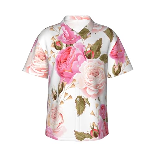 Chemise hawaïenne rose pour homme, le look idéal des vacances et des sorties à la plage