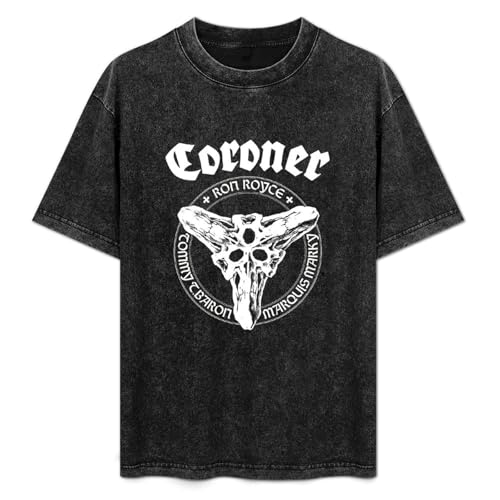 Coroner Men's T-Shirt Black Unisex Mens Tees 3XL
