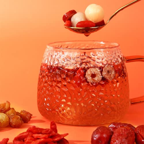 Longan and Red Date Tea 120g(12g*10packs) Flower and Fruit Tea Flower Tea Bag Substitute Tea Three Treasures Tea Fruit Tea Independent Tea Bag Combination Tea Brewing Drinking Water Easy Carrying Brewing Brewing 桂圆红枣茶 - Thumbnail 7