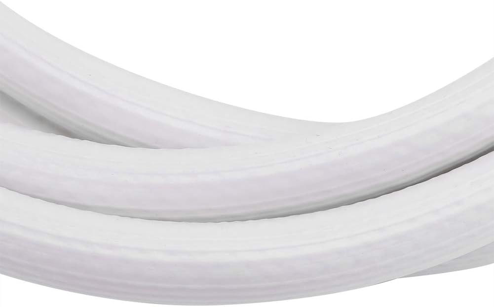 Washing Machine Water Inlet Hose, White Long Length Washer Pipe Washer Pipe Tube Connector White Color Long Length()