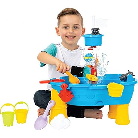 ToyVelt Sand Water Table for Toddlers - 21-Piece Water Play Table for kids Outdoor And Indoor With Accessories and Tools- Learning Sandbox Water Play Table For Boys And Girls Age 2- 10 Years Old Cover