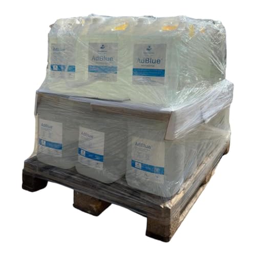 Generisch AdBlue Harnstofflösung, 200 Liter, 20 x 10 Liter Kanister, SCR für Dieselfahrzeuge, ISO 22241, Palette