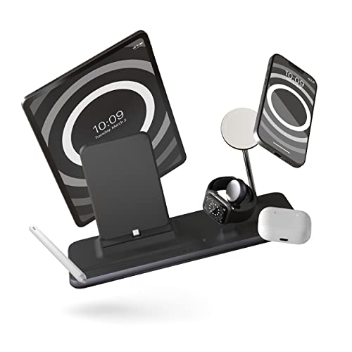 ZENS Aluminium MagSafe Ladestation 4in1 für...